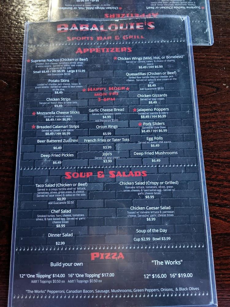 Babalouie's Menu image 2